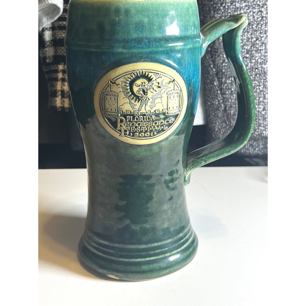 Florida Renaissance Festival 2001 Drip Beer Stein Mug Collectible Limited 34/150